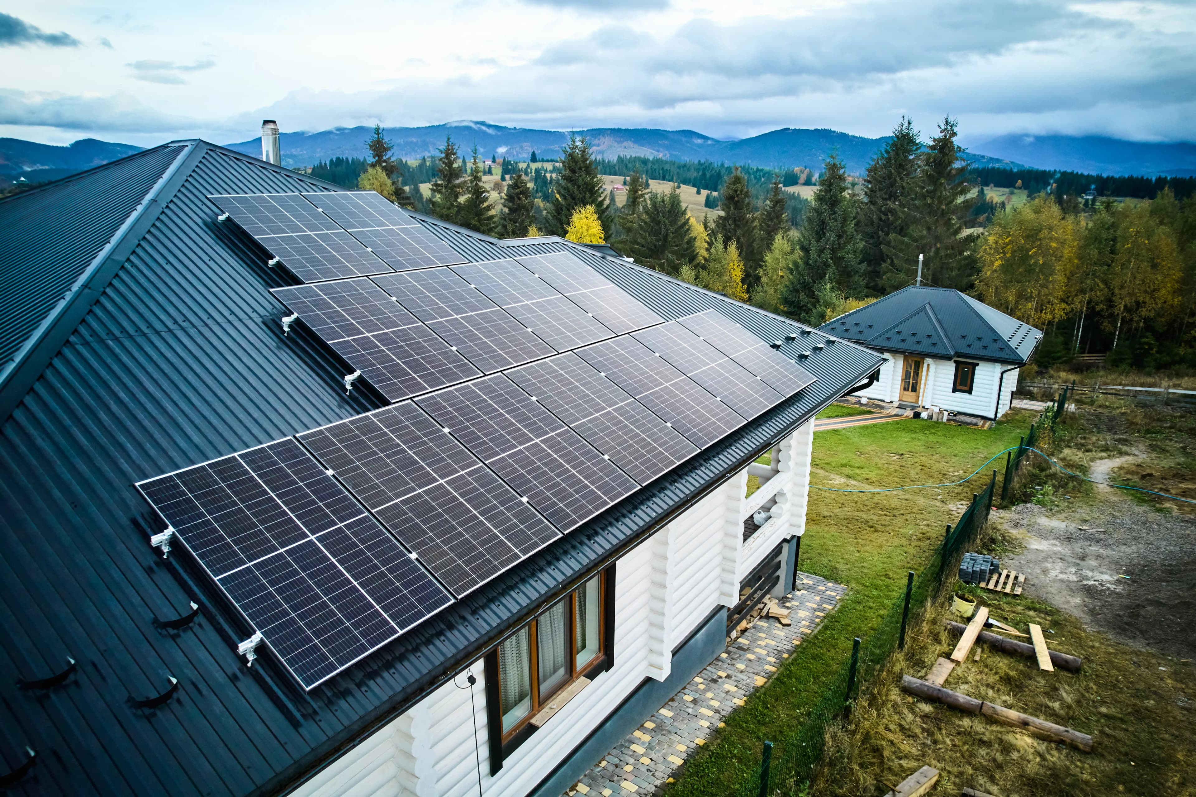 Photovoltaikanlage auf einem Haus in Graz - Conversio Energia